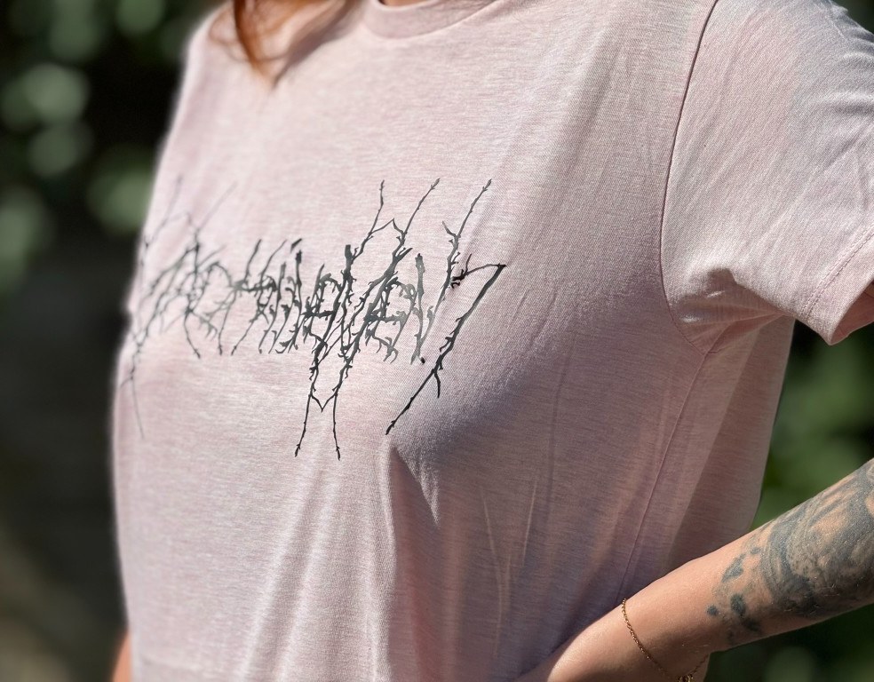 Machinemens T-Shirt, pink, print detail
